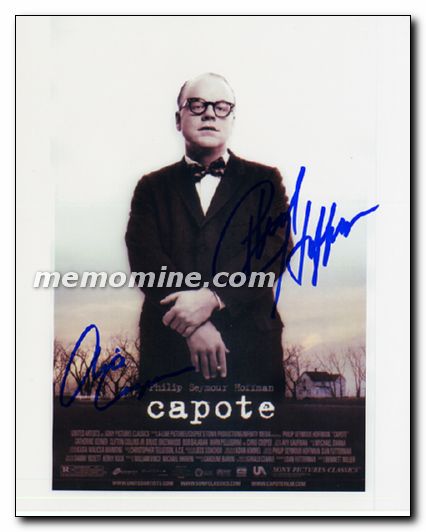 Capote cast Philp Seymour Hoffman Chris Cooper - Click Image to Close