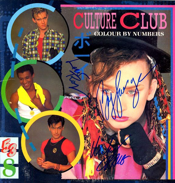 Culture Club Boy George signed - Click Image to Close