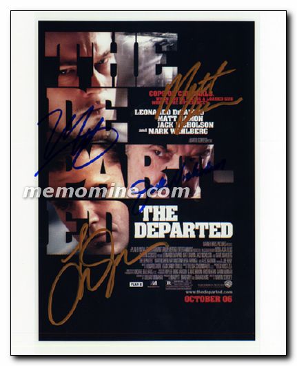 Departed Cast with COA - Click Image to Close