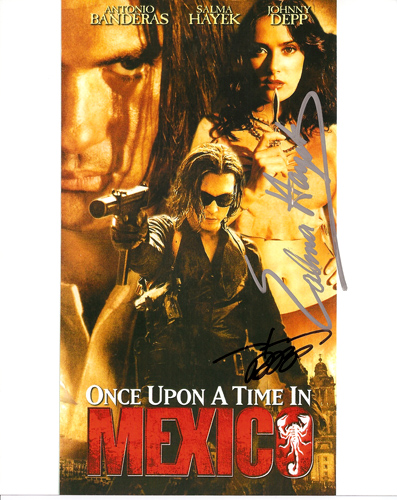 Depp Johnny Salma Hayek Once Upon A Time In Mexico - Click Image to Close