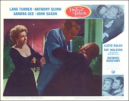 PORTRAIT IN BLACK LANA Turner Anthony Quinn Sandra Dee #2 1960 - Click Image to Close