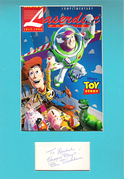 Toy Story 3 signed Tom Hanks Rickels Don Tim Allen - Click Image to Close