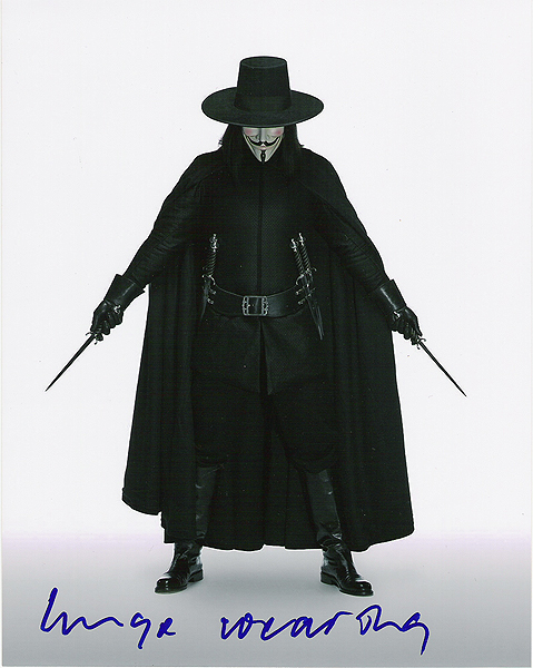 V for Vendetta Hugo Weaving - Click Image to Close