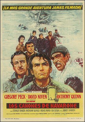 Guns of Navarone Gregory Peck David Niven Anthony Quinn folded - Click Image to Close